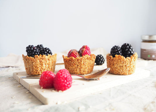 Haferflocken-Cups mit Beeren Rezept