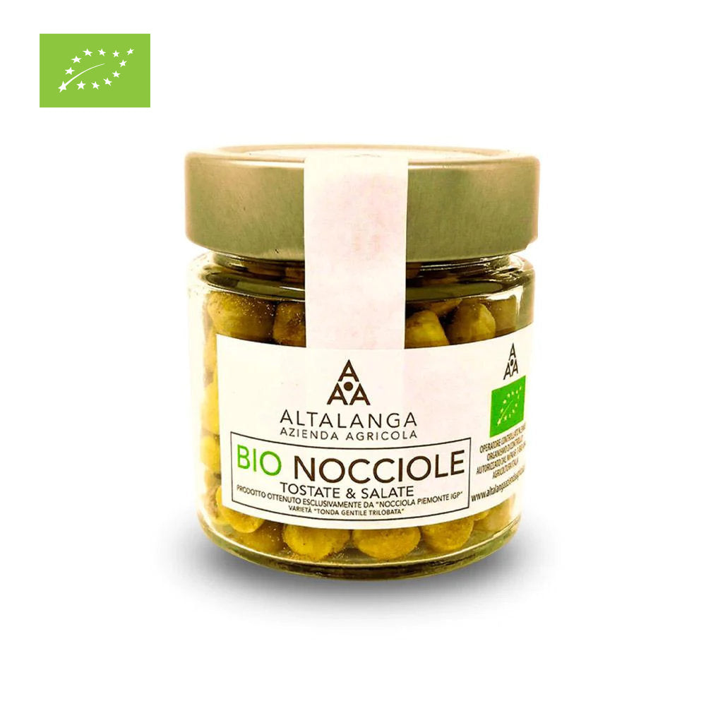 BIO Haselnüsse "Nocciola Piemonte I.G.P." delle Langhe (geröstet & gesalzen)