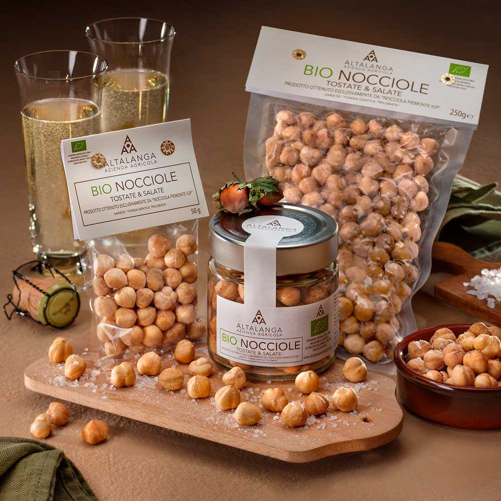 Bio Haselnüsse gesalzen aus dem Piemont