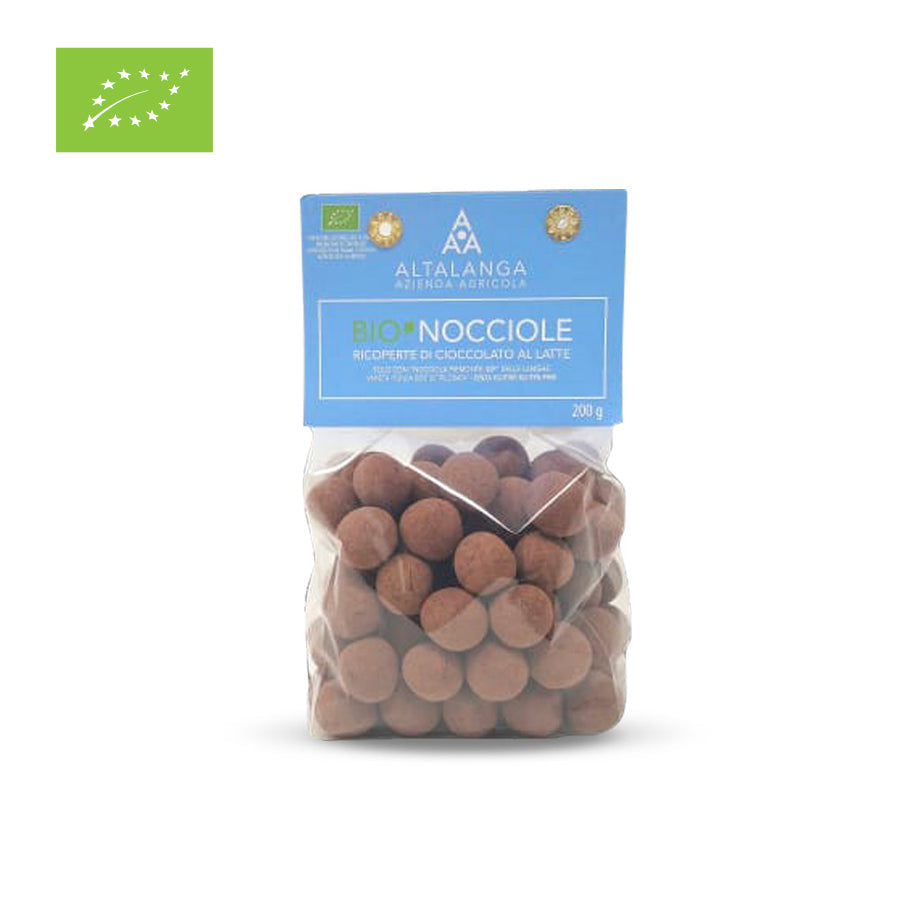 BIO Haselnüsse "Nocciola Piemonte I.G.P." mit Milchschokolade